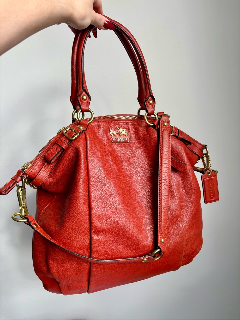 COACH Madison Lindsey Satchel Hobo Bag | 18641